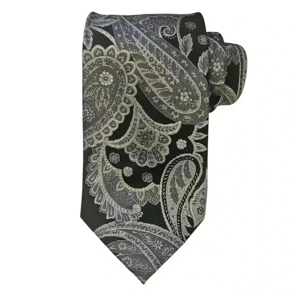 Steve Harvey Men's Paisley Silk Tie Elevate your style game - Picture 1 of 6